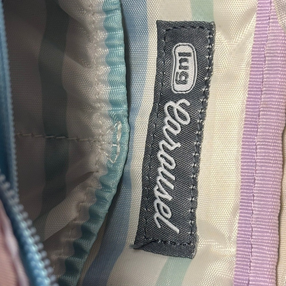 Lug Carousel Crossbody Bag Pastel Mystic Seaglass RFID Quilted Shoulder Bag Blue - Picture 13 of 16